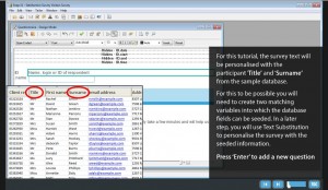 free online tutorial for survey email invitations and reminders