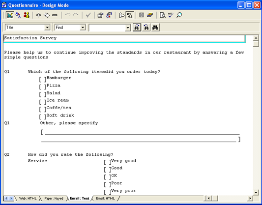 email surveys