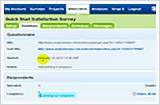 Collecting online survey replies