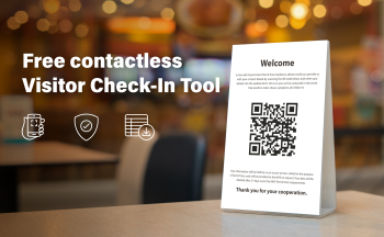 Free Contactless Visitor Tracing Tool