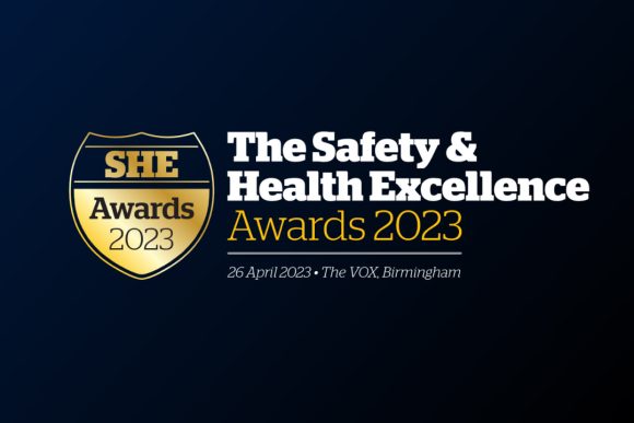 text image showing health and safety executive awards logo