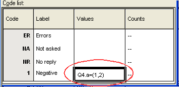Codeliste Q4...