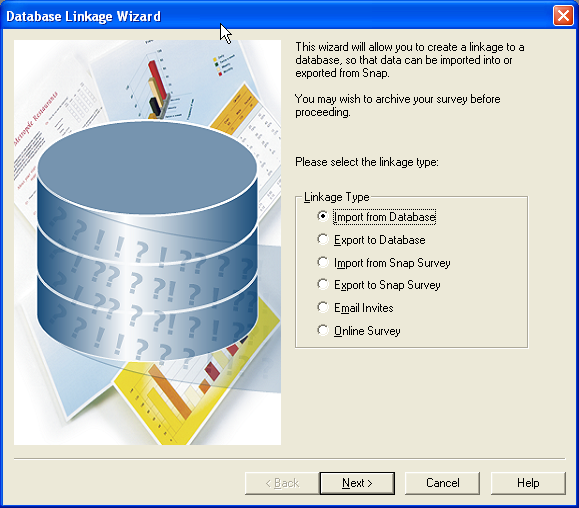 Database Linkage Wizard