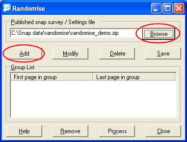 TK: Randomise showing browse button and selected file