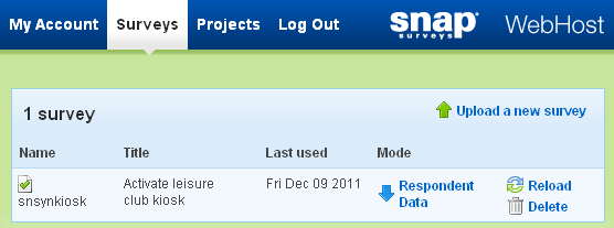 Respondent Data link