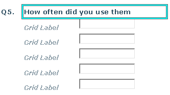 IE addresss bar showing test survey URL with user defined