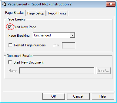 Report RP1 Instruction 