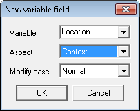 New vaariable field getting context aspect