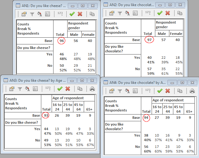 Smart reporting: image of grid table