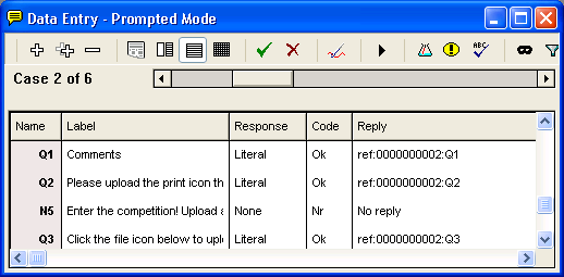 SWH: Left-hand analysis pane showing uploads tab 3