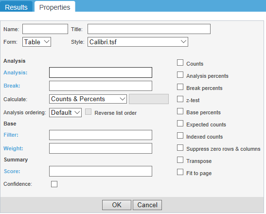 webhost properties tab