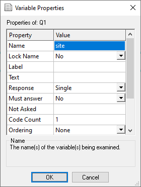 variable properties