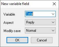 insert variable field