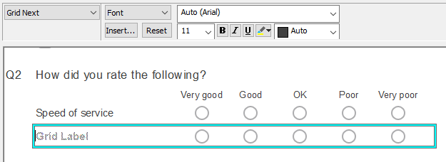 Adding notes and questions to your questionnaire | SnapSurveys
