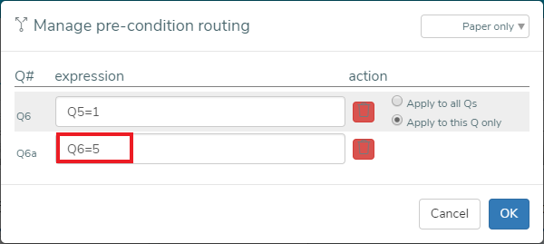 Manage pre-condition routing
