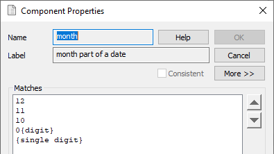 Adding the month component