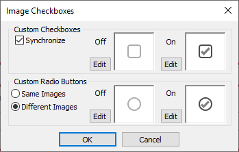 Using an image for the check box