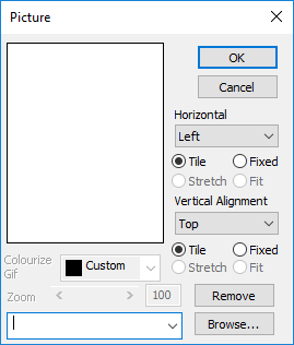 Picture dialog