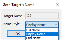 Choosing the Goto target question