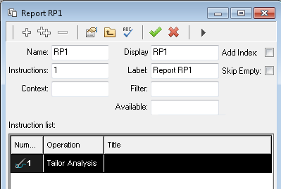 Empty batch window