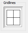 Set the gridlines in an analysis table