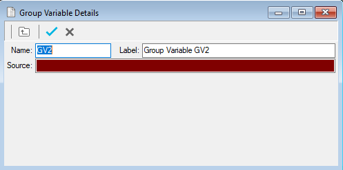 Error shown for a group variable