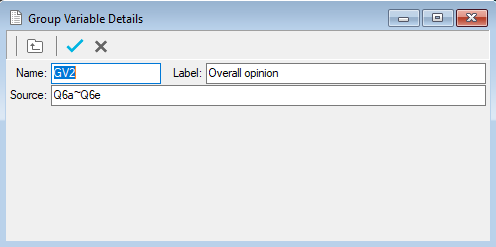 Create a group variable