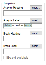 Heading and label definitions