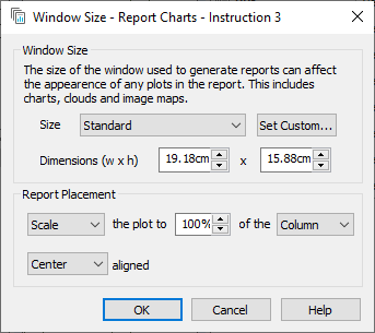 Window size instruction