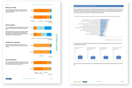 Example of Example showing the effect of changing the column layout in a Smart Report