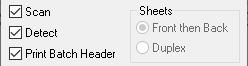 Scan and detect the values on the scanning responses