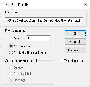 Input File Details dialog