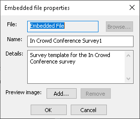 Embedded file properties