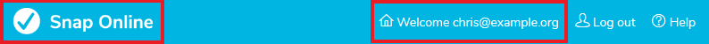 Snap banner highlighting home links