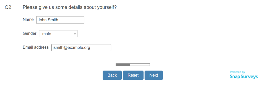 Answer Inline Inline questions | SnapSurveys