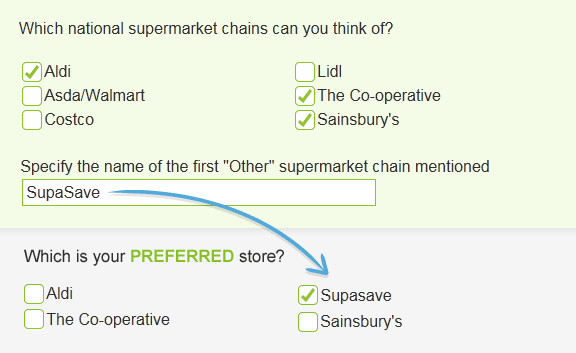 text replacement - dynamic questionnaires