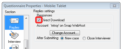 survey download