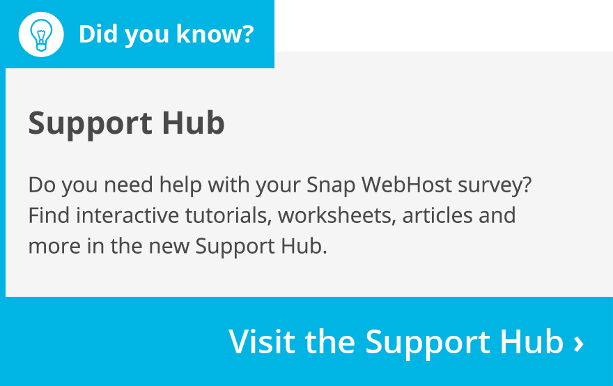 Customer Login SnapSurveys