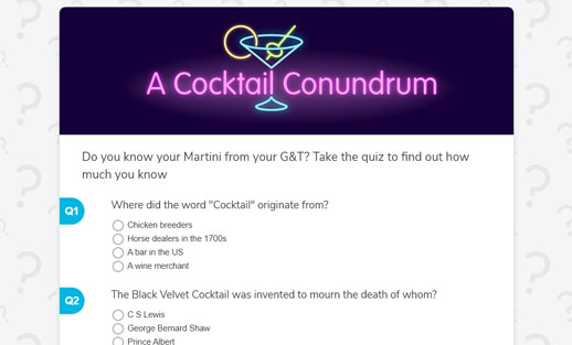 Cocktail quiz
