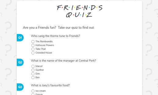 Cocktail quiz