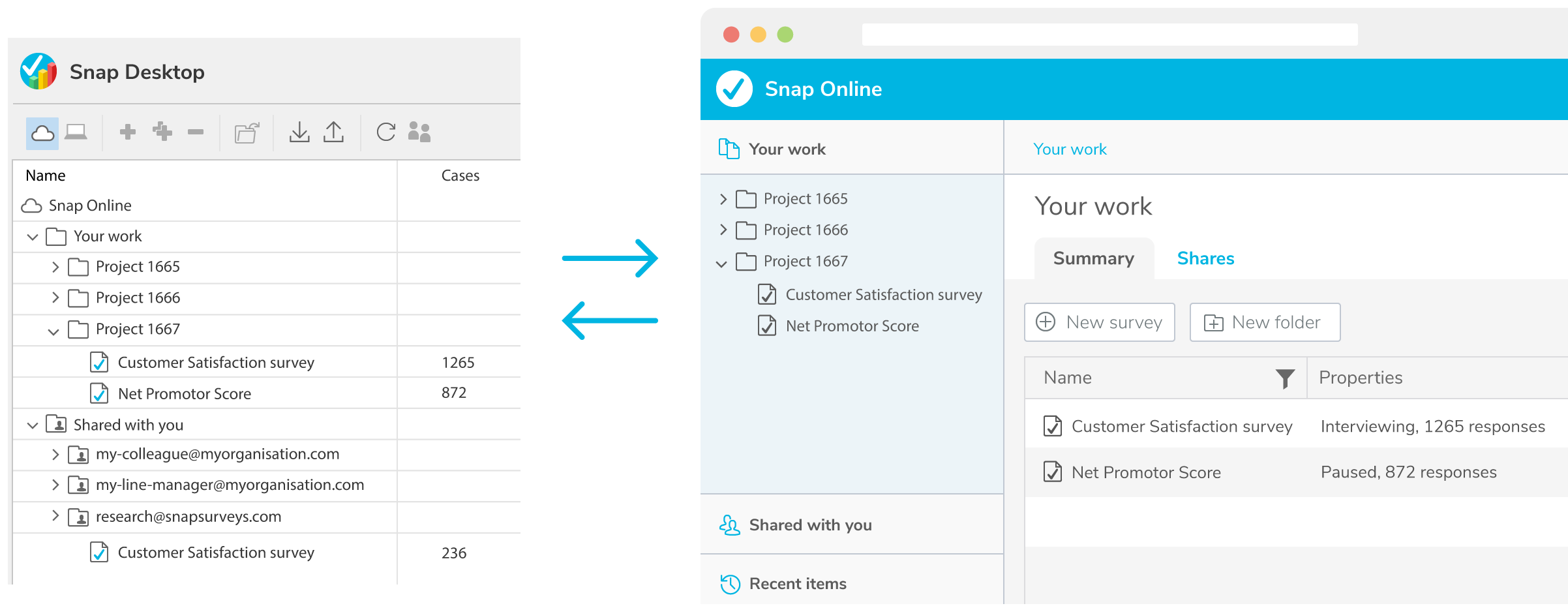 Snap XMP - Sync projects between Desktop and Online