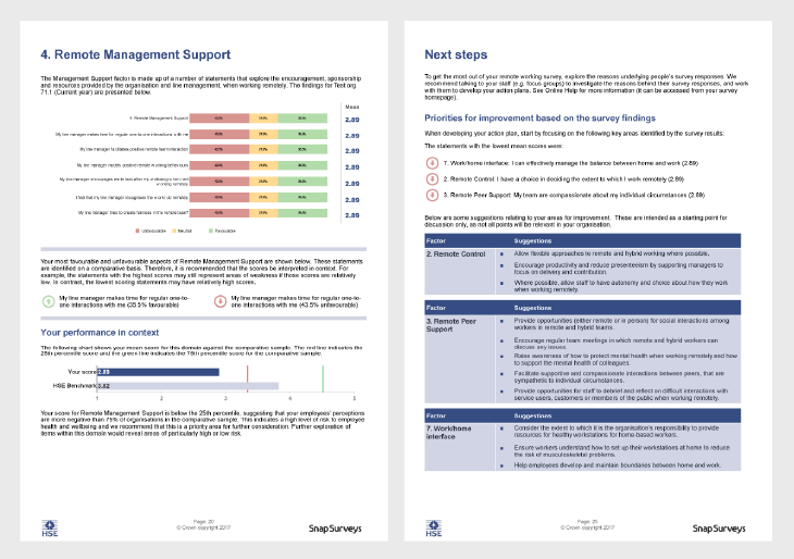 Stress Indicator Tool report page sample v2