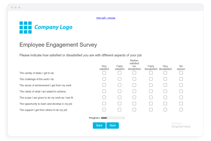 Employee engagement survey solution | Snap Surveys