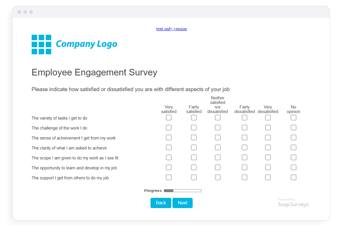 Employee engagement survey solution | Snap Surveys
