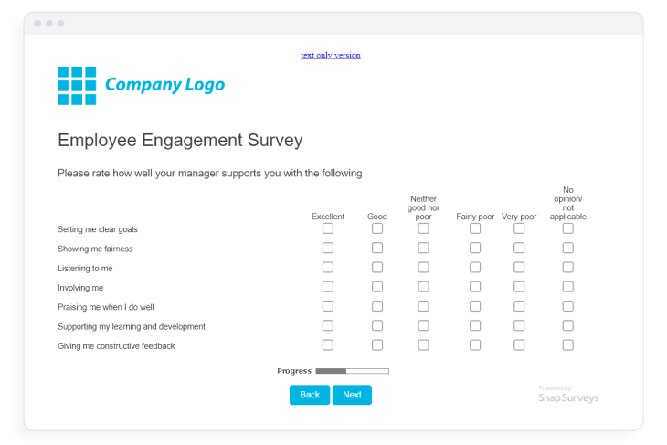 Employee engagement survey solution | Snap Surveys