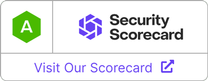 Rated 'A' - Security Scorecard - Visit Our Scorecard