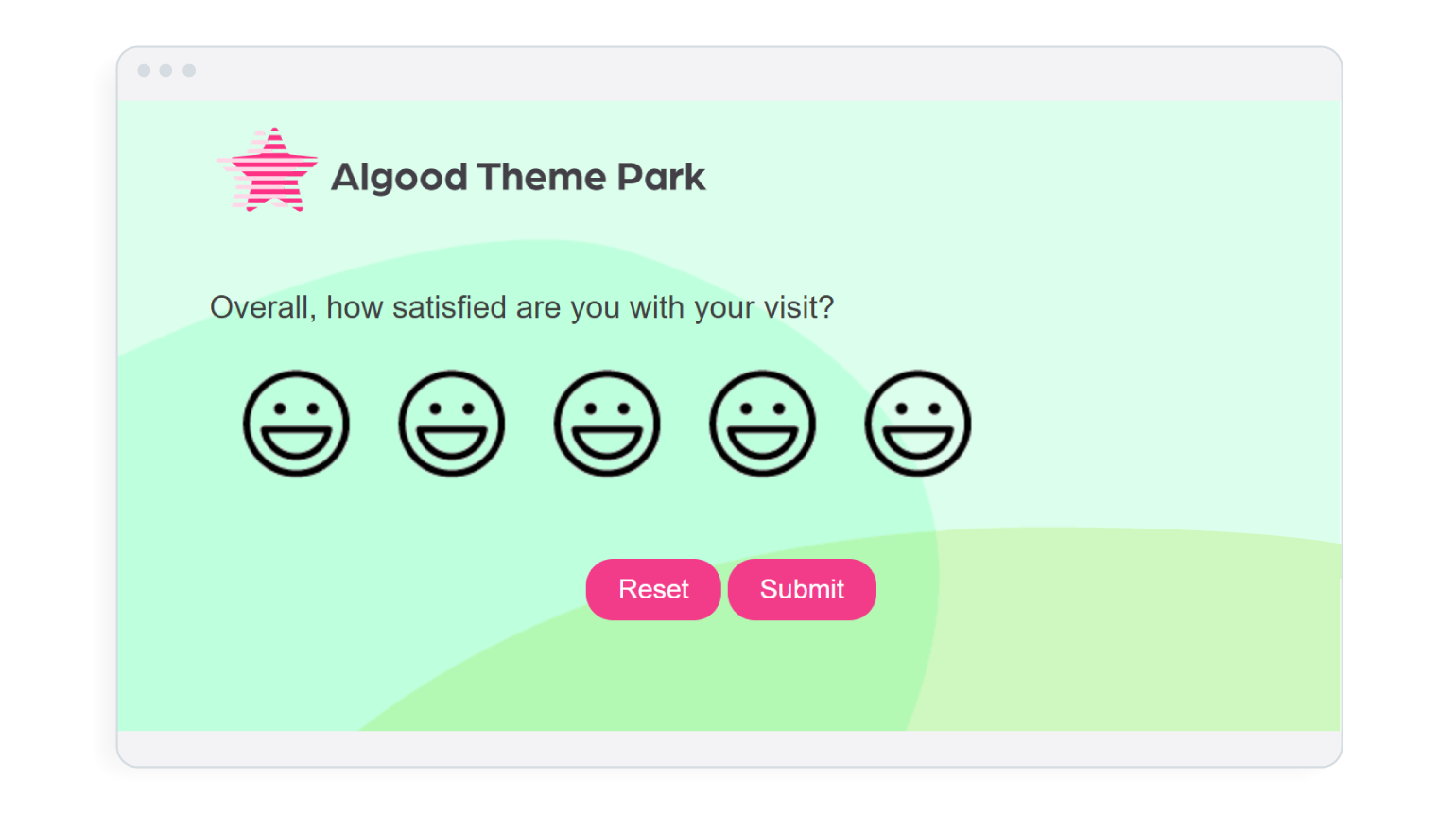 survey with background