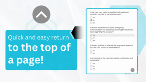 Quickly navigate to the top of the page thumbnail