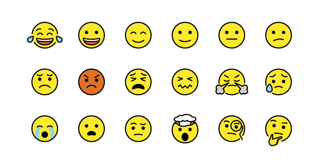 Emoji - Faces - Full colour