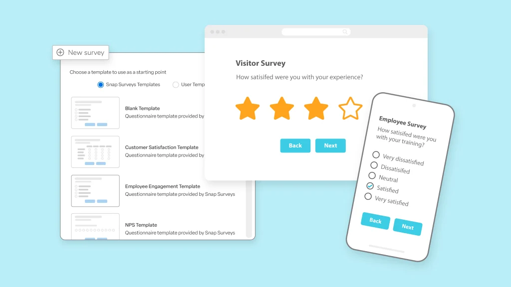 Online survey platform and surveys